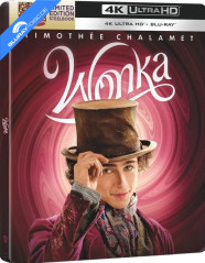 Wonka (2023) 4K - Limited Edition Steelbook (4K UHD + Blu-ray) (HK Import ohne dt. Ton) Blu-ray