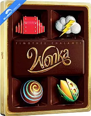 Wonka (2023) 4K - Limited Edition Steelbook (4K UHD + Blu-ray) (CZ Import ohne dt. Ton) Blu-ray
