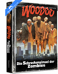 Woodoo - Die Schreckensinsel der Zombies 4K (Wattierte Limited Mediabook Edition) (Cover D) (4K UHD + 2 Blu-ray + Soundtrack CD) Blu-ray