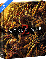 World War Z 4K - Theatrical and Unrated Extended Cut - Walmart Exclusive Limited Edition Steelbook (4K UHD + 2 Blu-ray) (US Import ohne dt. Ton) Blu-ray