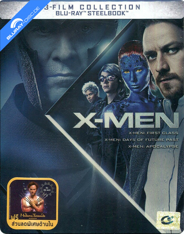 X Men Prequel Trilogy Limited Edition Steelbook Region A Th Import Ohne Dt Ton Blu Ray 2339