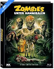 Zombies unter Kannibalen - Zombie Holocaust (Limited Mediabook Edition) (Cover B) (Blu-ray + DVD + Bonus DVD) (AT Import) Blu-ray