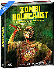 Zombies unter Kannibalen - Zombie Holocaust (Wattierte Limited Mediabook Edition) (Cover A) (Blu-ray + DVD + Bonus DVD) (AT Import) Blu-ray