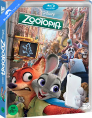 Zootopia (2016) 3D - Limited Edition PET Slipcover Steelbook (Blu-ray 3D + Blu-ray) (KR Import ohne dt. Ton) Blu-ray