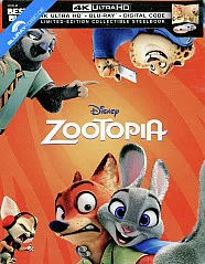 Zootopia (2016) 4K - Best Buy Exclusive Limited Edition Steelbook (4K UHD + Blu-ray + Digital Copy) (US Import ohne dt. Ton) Blu-ray