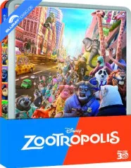 Zootropolis: Město zvířat (2016) 3D - Limited Edition Steelbook (Blu-ray 3D + Blu-ray) (CZ Import ohne dt. Ton) Blu-ray