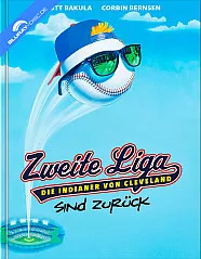 Zweite Liga - Die Indianer von Cleveland sind zurück (Limited Mediabook Edition) (Cover A) (AT Import) Blu-ray