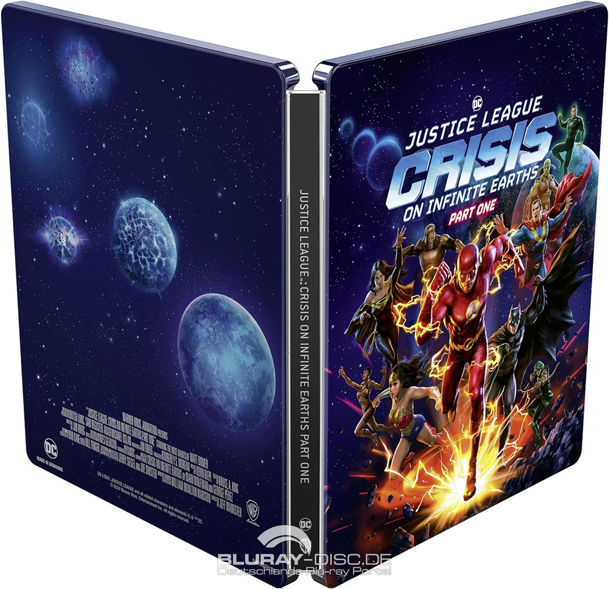 Justice League Crisis On Infinite Earths DC Animationsfilm   Justice League Crisis On Infinite Earths Part One Galerie 4K Steelbook 02 