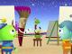 Jacksons Action Bild/Arty spielt Safari