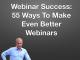 Webinar Success: 55 Ways To Make Even Better Webinars [OV]