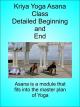 Kriya Yoga Asana Class Detailed Beginning and End [OV]