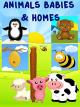 Learning Animals Babies and Homes Video for Kids - Baby AnimalsAnimals Homes and Habitats Video for Children [OV]