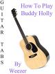 How To Play Buddy Holly By Weezer - Guitar Tabs [OV]