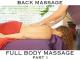 Full Body Massage- Back Massage