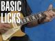 Blues Guitar 101: Basic Licks