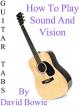How To Play Sound And Vision By David Bowie - Guitar Tabs [OV]