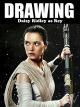 Clip: Drawing Daisy Ridley as Rey [OV]