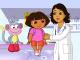 Dora bei der Kinderärztin