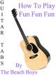 How To Play "Fun Fun Fun" By The Beach Boys - Guitar Tabs [OV]
