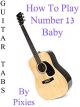 How To Play "Number 13 Baby" By Pixies - Guitar Tabs [OV]
