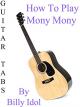 How To Play "Mony Mony" By Billy Idol - Guitar Tabs [OV]