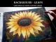 Background - LeafsSunflower Oil Pastel Painting Lesson