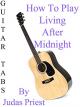 How To Play "Living After Midnight" By Judas Priest - Guitar Tabs [OV]