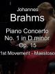 Johannes Brahms Piano Concerto No. 1 in D minorOp. 151st Movement - Maestoso [OV]