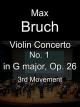 Max Bruch Violin Concerto No. 1 in G minorOp. 263rd movement [OV]