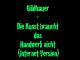 Bildhauer - Die Kunst braucht das Handwerk nicht (Internet Version)