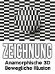 Clip: Zeichnung Bewegliche optische Illusion des Ball-3D
