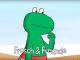 Frosch hat Angst
