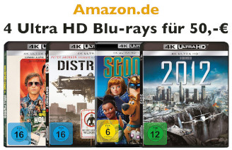 4 Blu-ray UHD per 50