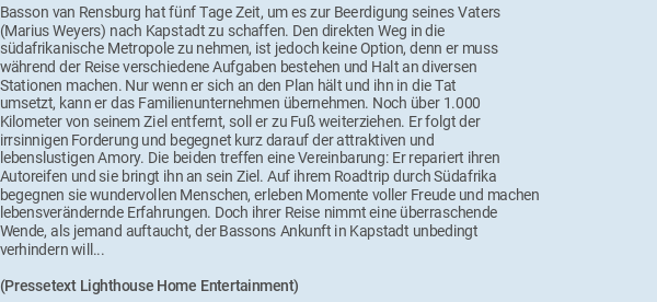 Wallpaper Road To Your Heart Funf Tage Bis Kapstadt Blu Ray Film Details Free